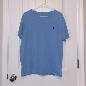 Polo Ralph Lauren Blue Cotton Tee T-shirt Short Sleeves - L
